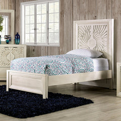 Geneva Ivory Twin Bed - Ornate Home