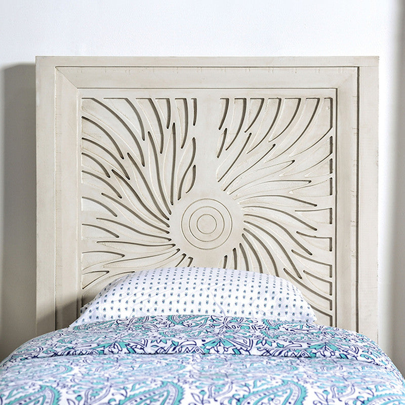 Geneva Ivory Twin Bed - Ornate Home