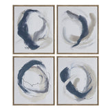 Geneva Navy Blue/Taupe Canvas