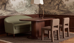 Geneva Sage Green Dining Settee - Ornate Home