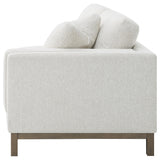 Geneva Sand Boucle Upholstered Sectional Chaise Sofa - Ornate Home