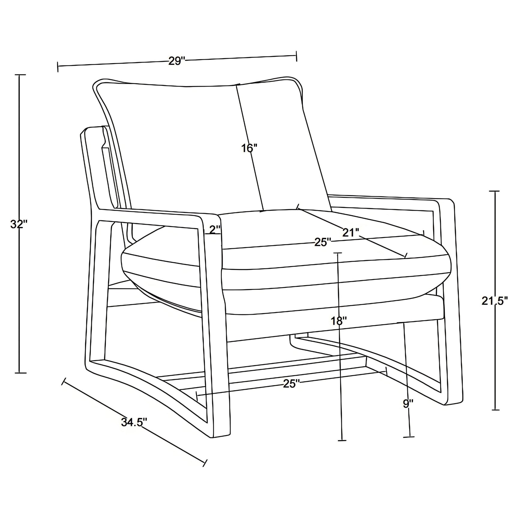 Geneva Sand Boucle Upholstered Wood Arm Accent Chair - Ornate Home