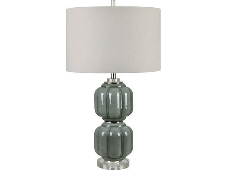 Genevieve Gray Table Lamp (Set of 2) - Ornate Home