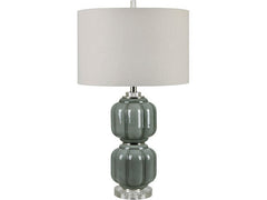 Genevieve Gray Table Lamp (Set of 2) - Ornate Home