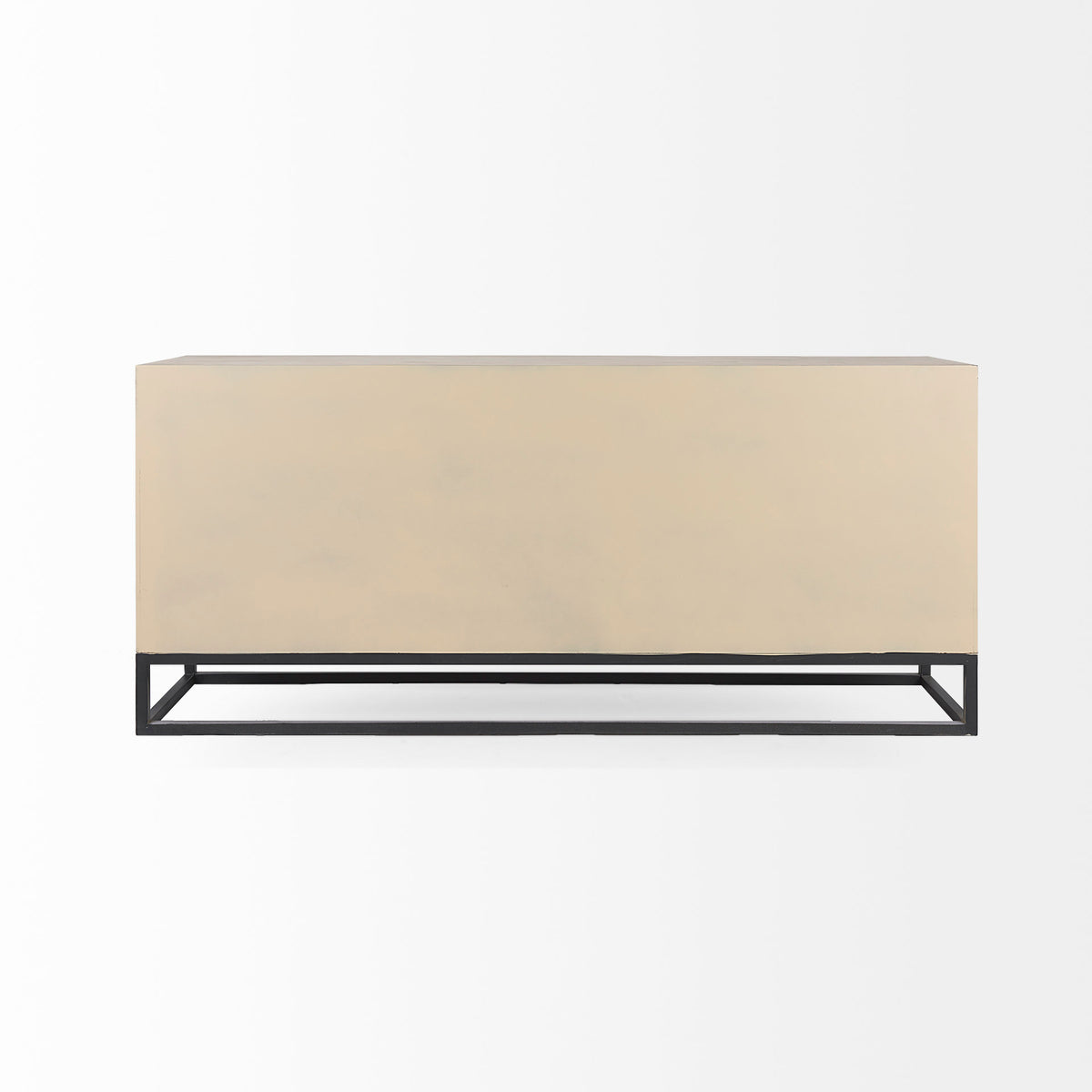 Genevieve Light Brown Fir Veneer 9 Drawer Sideboard - Ornate Home