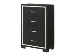 Gennro Black Chest - Ornate Home