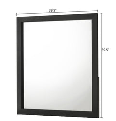 Gennro Black Dresser Mirror - Ornate Home