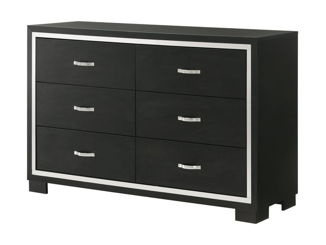 Gennro Black Dresser - Ornate Home
