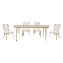 Genoa Beige 5pc Dining Set - Ornate Home