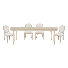Genoa Beige 5pc Dining Set - Ornate Home