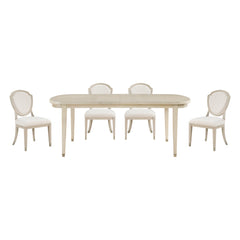 Genoa Beige 5pc Dining Set - Ornate Home