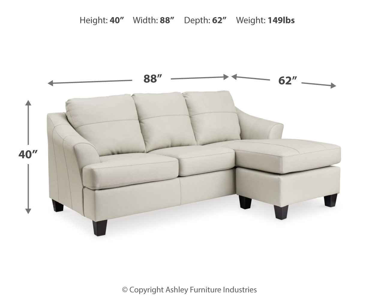 Genoa Coconut Chaise Sofa and Oversized Chair - Ornate Home