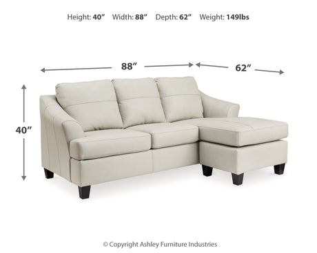 Genoa Coconut Chaise Sofa and Oversized Chair - Ornate Home