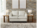 Genoa Coconut Leather Loveseat - Ornate Home