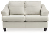 Genoa Coconut Leather Loveseat - Ornate Home