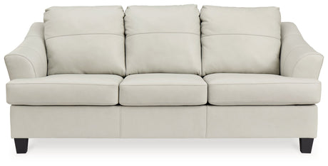 Genoa Coconut Leather Queen Sleeper Sofa - Ornate Home