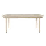 Genoa Ivory/Light Oak 5-Piece Dining Table Set - Ornate Home