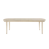 Genoa Ivory/Light Oak 5-Piece Dining Table Set - Ornate Home