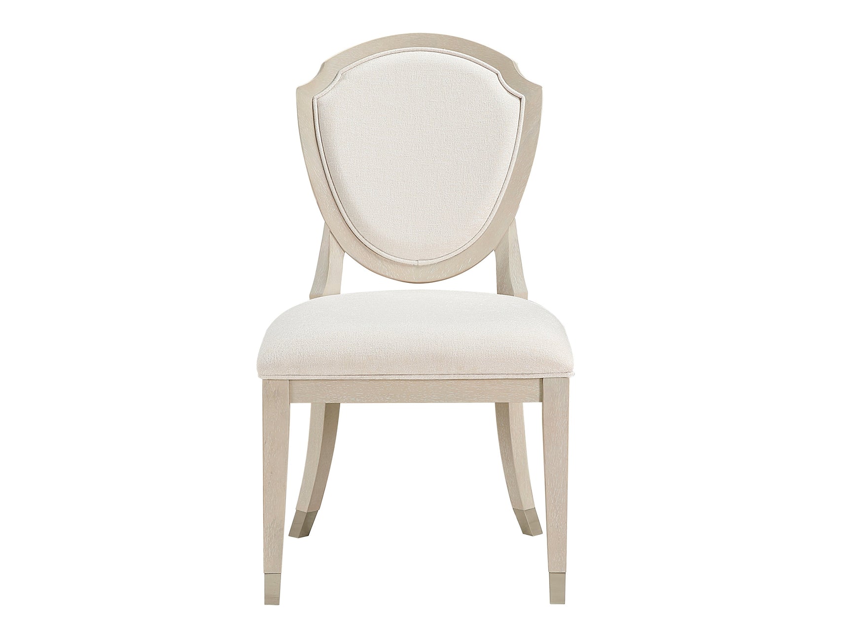 Genoa Ivory/Light Oak Side Chair (Set of 2) - Ornate Home