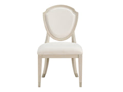 Genoa Ivory/Light Oak Side Chair (Set of 2) - Ornate Home