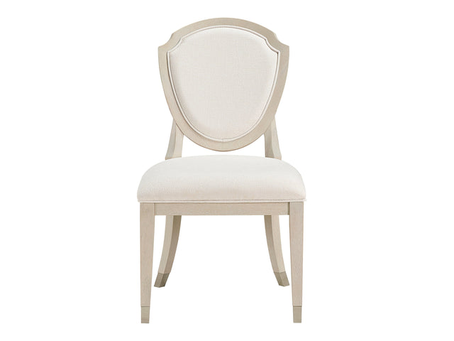Genoa Ivory/Light Oak Side Chair (Set of 2) - Ornate Home