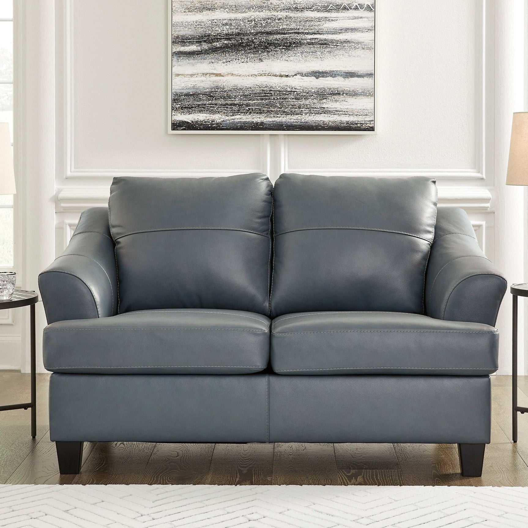 Genoa Leather Loveseat (Online Special Price) - Ornate Home