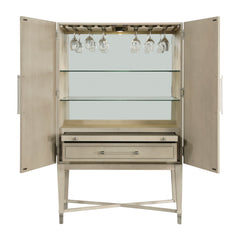 Genoa Light Oak Bar Cabinet - Ornate Home