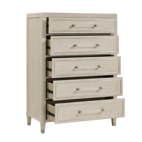 Genoa Light Oak Chest - Ornate Home