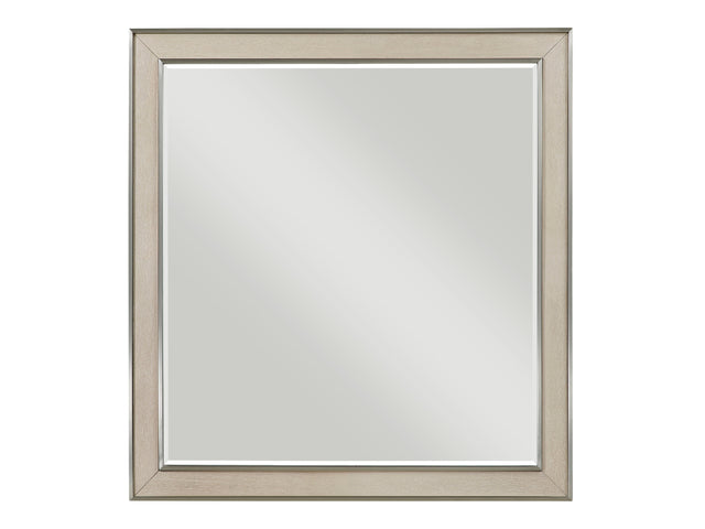 Genoa Light Oak Mirror - Ornate Home