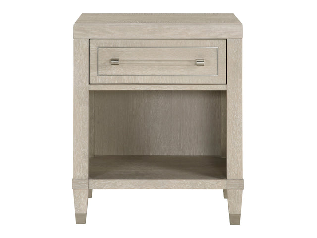 Genoa Light Oak Nightstand - Ornate Home