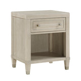 Genoa Light Oak Nightstand - Ornate Home
