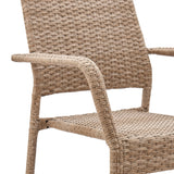 Genoa Patio Dining Armchair in Nature Tan Weave - Ornate Home