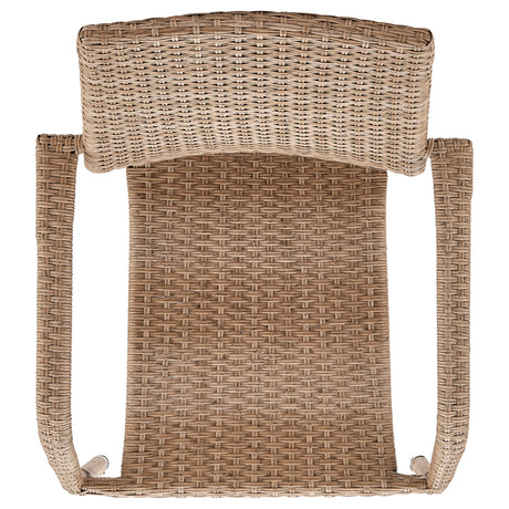 Genoa Patio Dining Armchair in Nature Tan Weave - Ornate Home