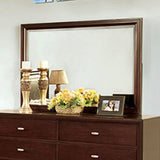Genova Brown Cherry Mirror - Ornate Home