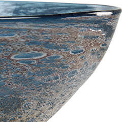 Genovesa Aqua Glass Bowl - Ornate Home