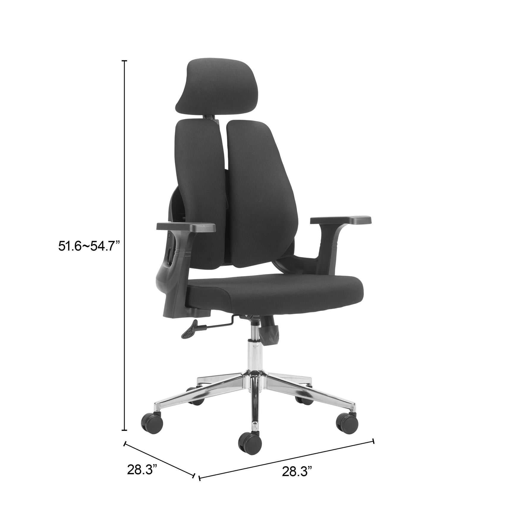 Genric Black Office Chair - Ornate Home