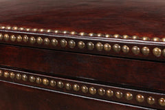 Gentleman's Brown Studded Chest - Ornate Home