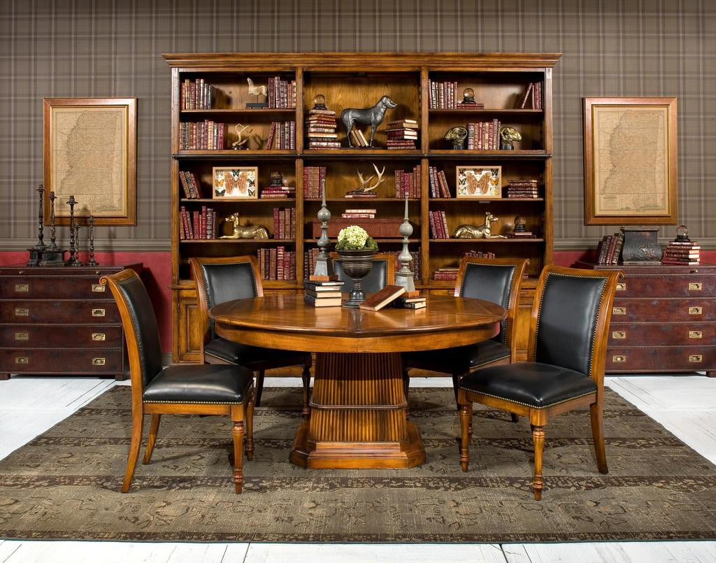 Gentleman's Brown Studded Chest - Ornate Home