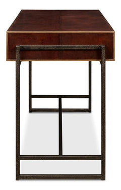 Gentleman’s Office Brown Desk - Ornate Home