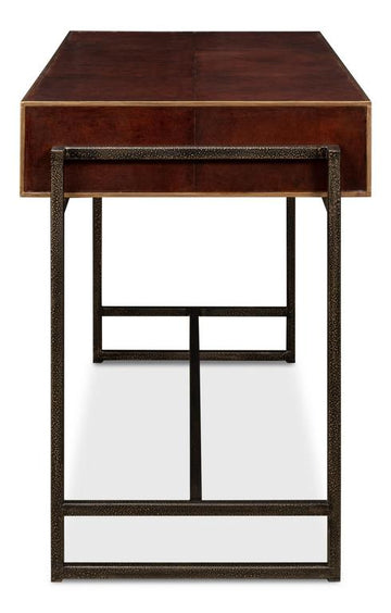 Gentleman’s Office Brown Desk - Ornate Home