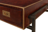 Gentleman’s Office Brown Desk - Ornate Home