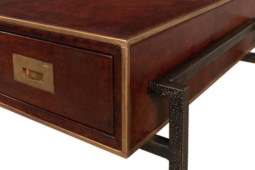 Gentleman’s Office Brown Desk - Ornate Home