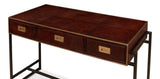 Gentleman’s Office Brown Desk - Ornate Home