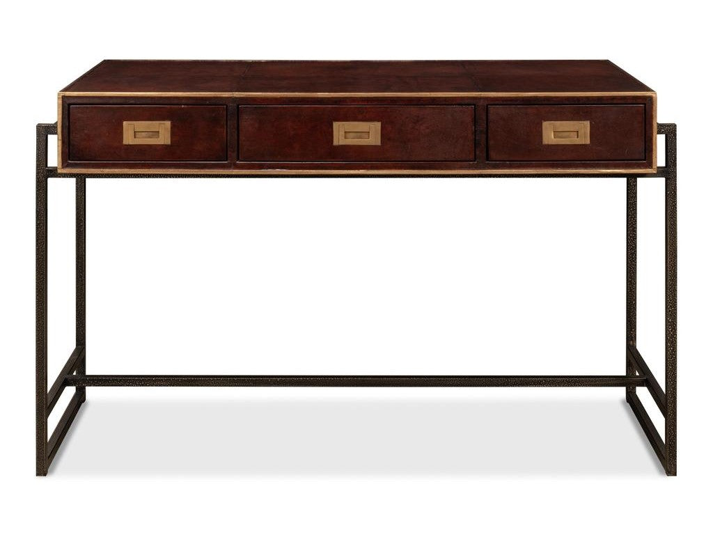 Gentleman’s Office Brown Desk - Ornate Home
