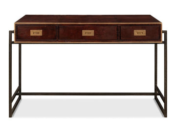 Gentleman’s Office Brown Desk - Ornate Home