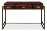 Gentleman’s Office Brown Desk - Ornate Home