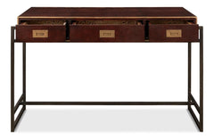 Gentleman’s Office Brown Desk - Ornate Home