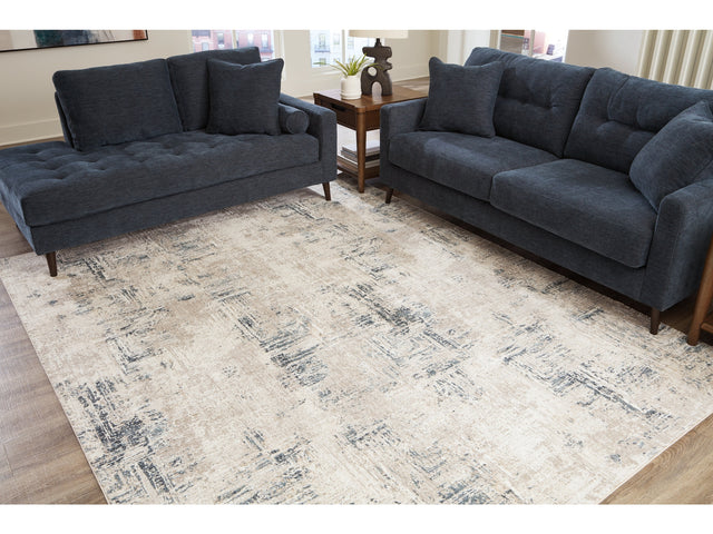 Gentor Blue/Ivory 8 x 10 Rug (Online Special Price) - Ornate Home