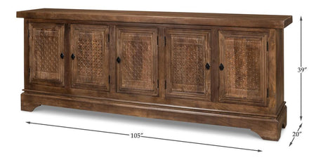 Gentry Brown Sideboard - Ornate Home
