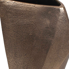 GeoForm Brass Indoor-Outdoor Vases (Set of 2) - Ornate Home